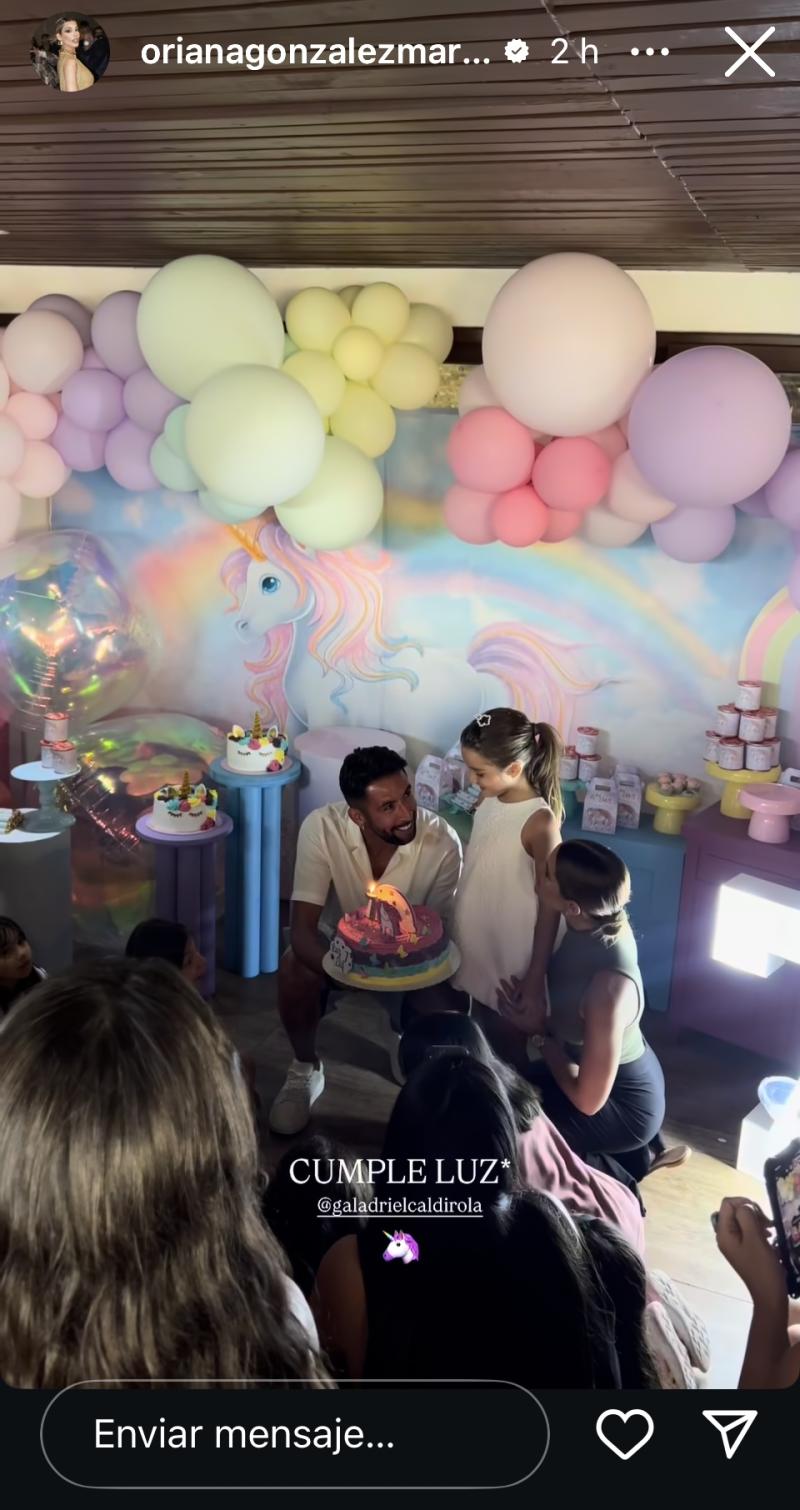 Oriana Marzoli en el cumpleaños de la hija de Gala Caldirola - Instagram