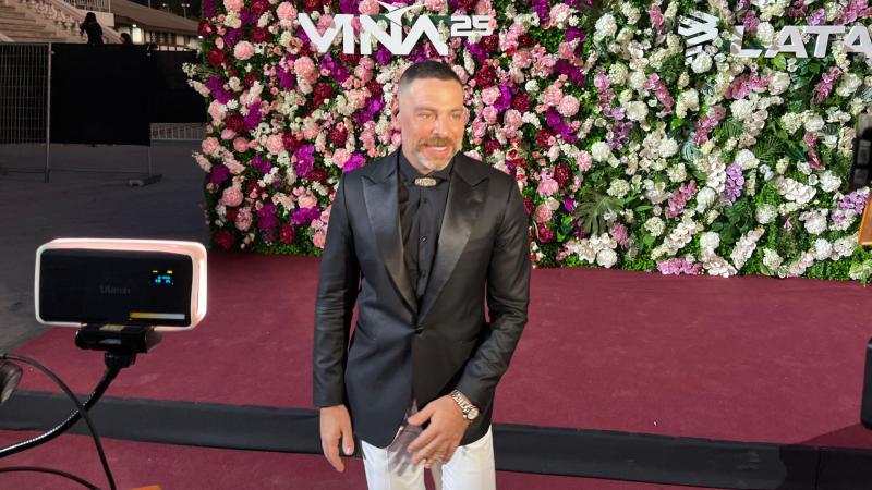 José Antonio Neme en la gala del Festival de Viña