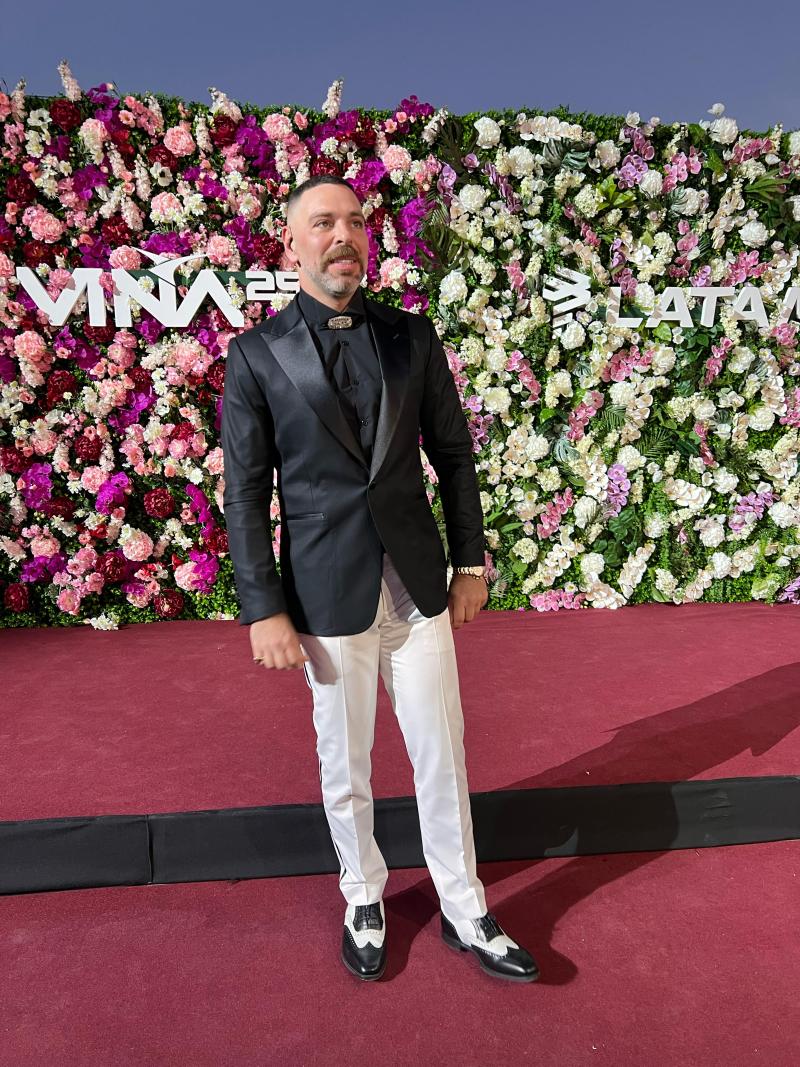 José Antonio Neme en la gala del Festival de Viña