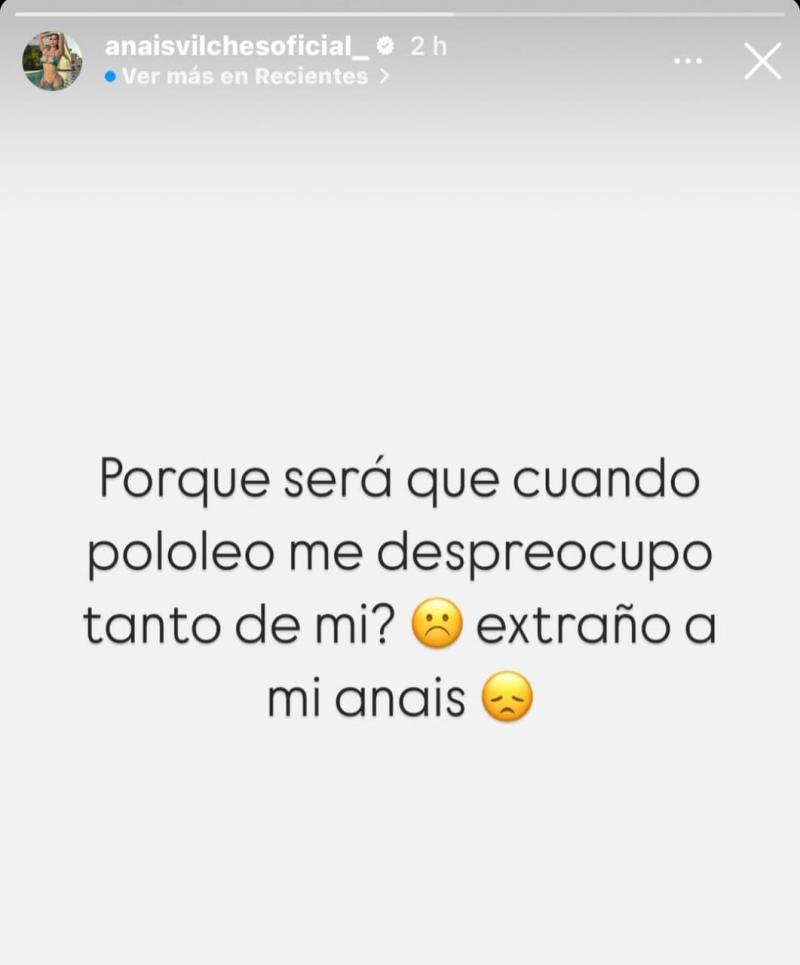 Mensaje de Anaís Vilches