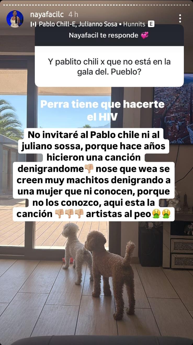 Naya Fácil contra Juliano Sosa y Pablo Chill-E