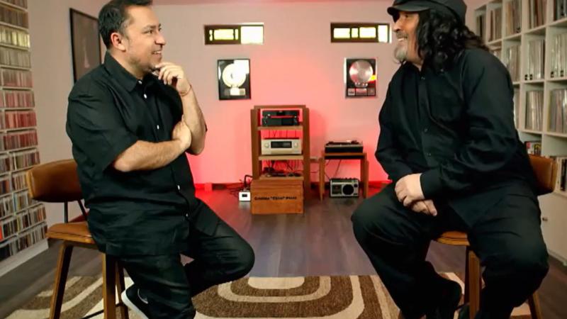 Negro Piñera en "El Cuarto de Música" con Cristián "Chico" Pérez