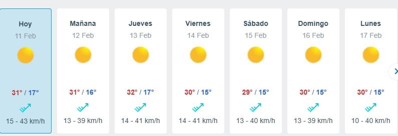 El pronóstico de Meteored confirma el de Michelle Adam - Captura de pantalla