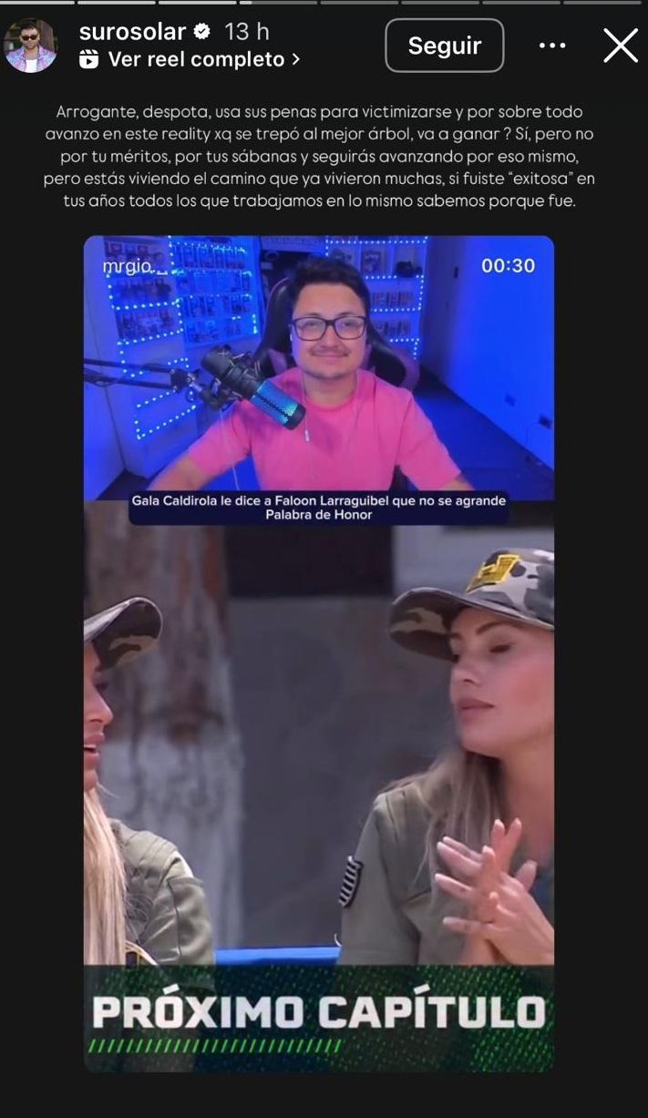 El ataque de Suro Solar a Faloon Larraguibel