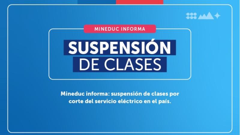 Ministerio de Educación decreta suspensión de clases por emergencia nacional