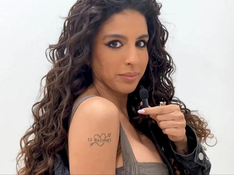 Zoe Bayona; tatuaje que se borró.