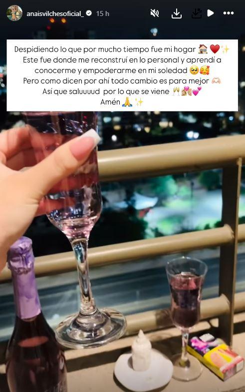 Historia de Anaís Vilches - Instagram