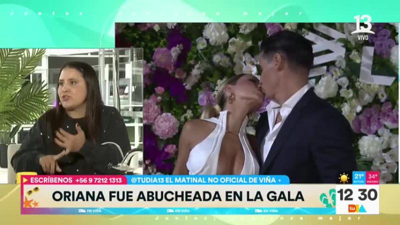Oriana se enojó por tardanza en la Gala de Viña.