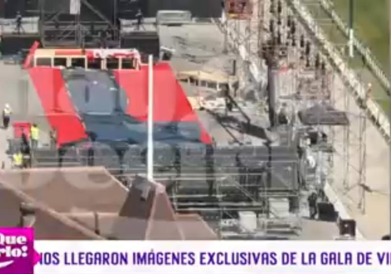 Primeras imágenes de la escenografía de la Gala