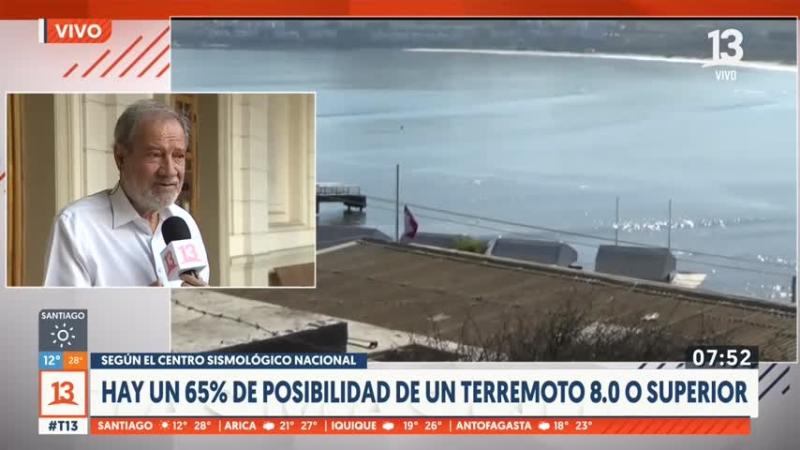 Centro Sismológico Nacional asegura que existe un 65% de probabilidad de sufrir un terremoto grado 8 en 2026