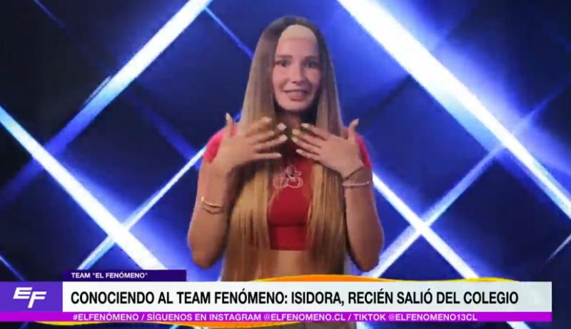 Isidora Gutiérrez en El Fenómeno de Canal 13