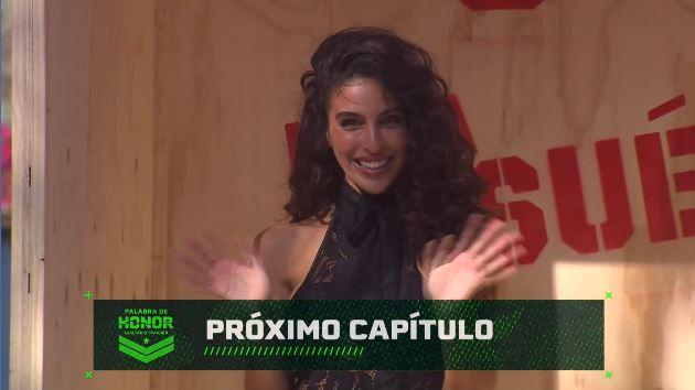 Zoe entrando a Palabra de Honor