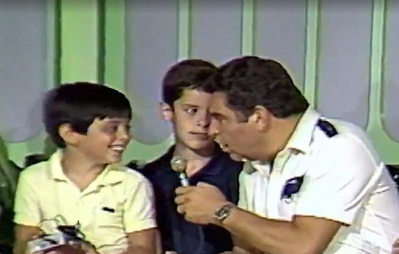 José Miguel Viñuela a los 7 años en el Clan Infantil de "Sábados Gigantes"