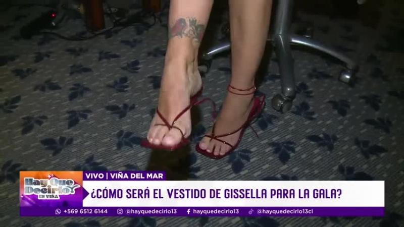 Los zapatos que Gissella Gallardo usará en la Gala