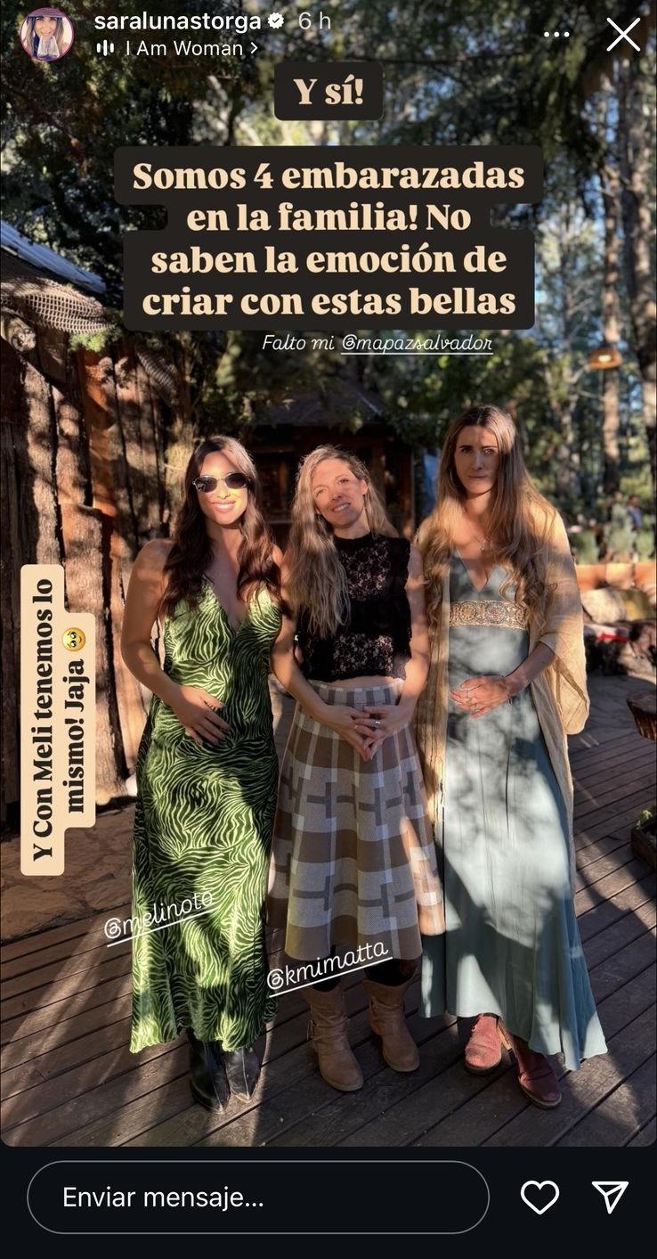 Melina Noto junto a Sara Luna Astorga (derecha) - Instagram