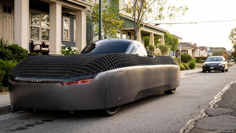 Model A de auto volador. Imagen: Alef Aeronautics Inc.