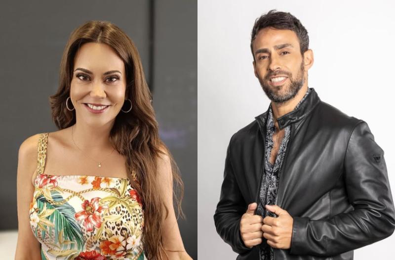 Jorge Valdivia y Daniella Campos