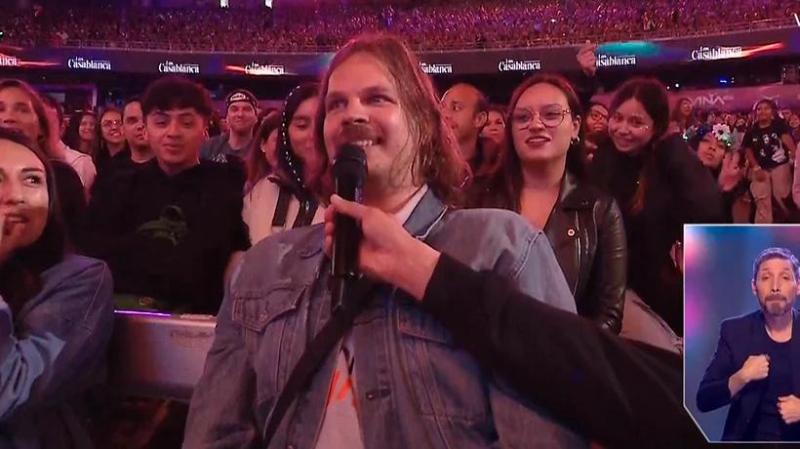 Bennett en Viña del Mar en rutina de Pedro Ruminot.