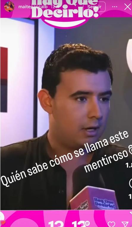 Historia de Maite Pascal | Instagram