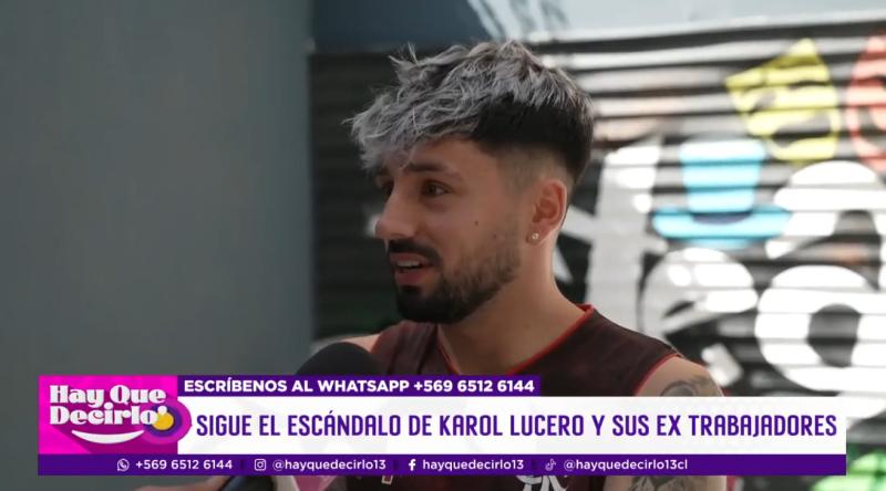 Ex chico reality defiende a Karol Lucero.