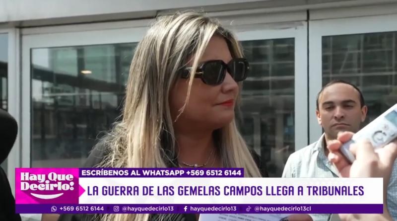 Denisse Campos llega a demandar a su hermana.