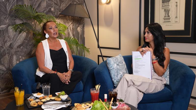 Pamela Díaz y Marisela Santibáñez