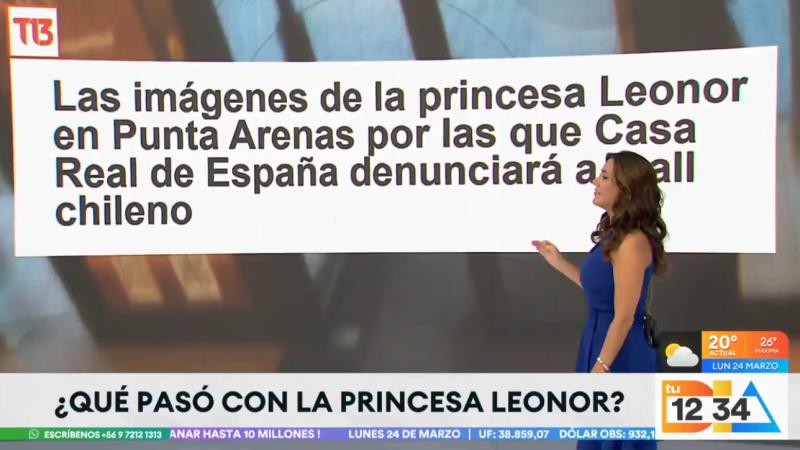 Princesa Leonor es captada en Mall de Punta Arenas.
