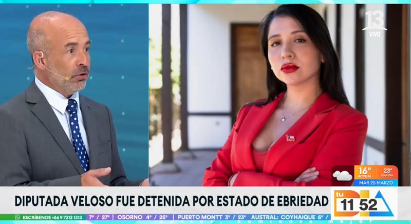 Diputada Consuelo Veloso protagoniza confuso incidente.