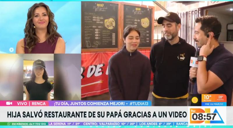 Hija salva el restaurante de su padre.