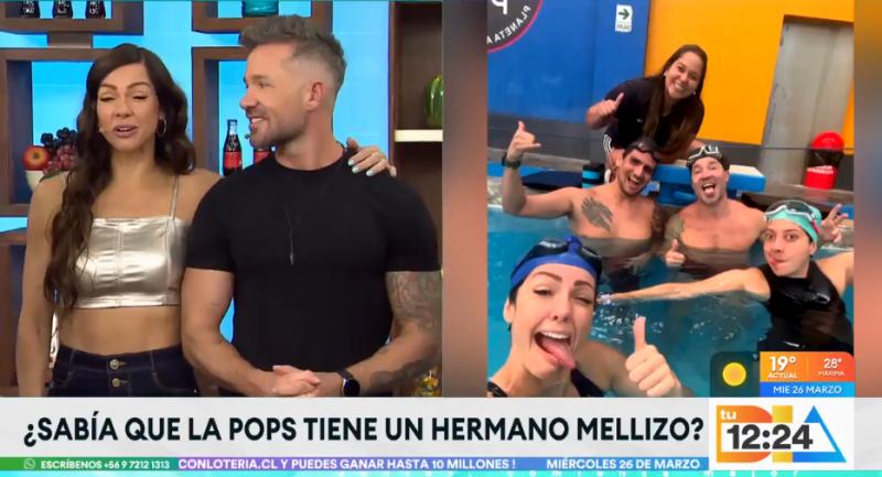 Pops presentó a su hermano mellizo.