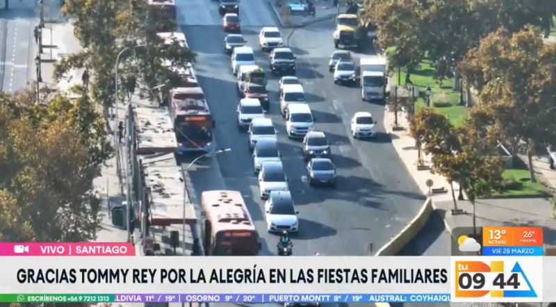 Tommy Rey ya va camino a la pérgola.