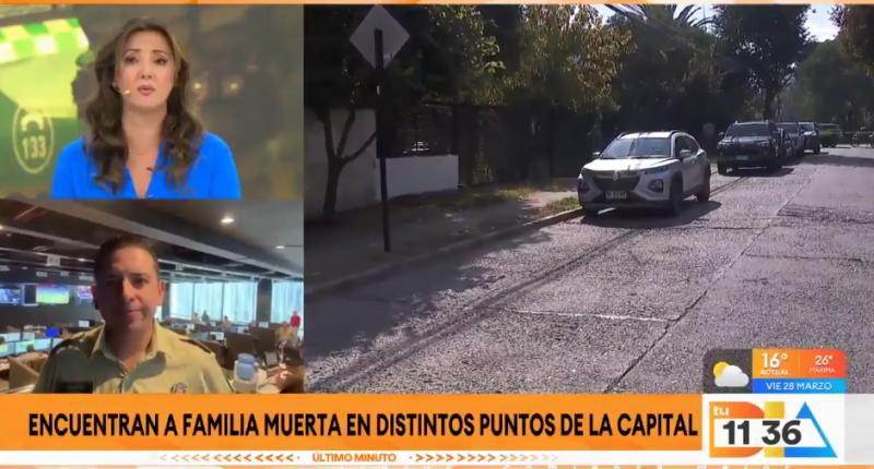 Hallan familia muerta en distintas partes de santiago.