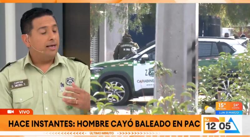 Hombre cayó baleado en Pedro Aguirre Cerda.