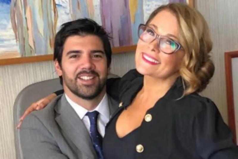 Cathy Barriga y Joaquín Lavín león.