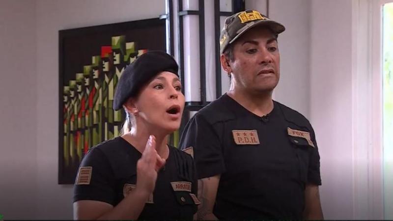 Comandante Arratia y sargento Botota