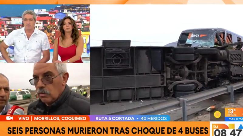 Fatal accidente en Coquimbo: Testigo revela cómo habría sucedido el hecho que dejó seis fallecidos y 40 heridos