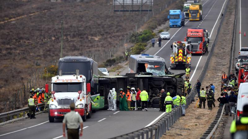 El accidente en Coquimbo - Créditos: ATON
