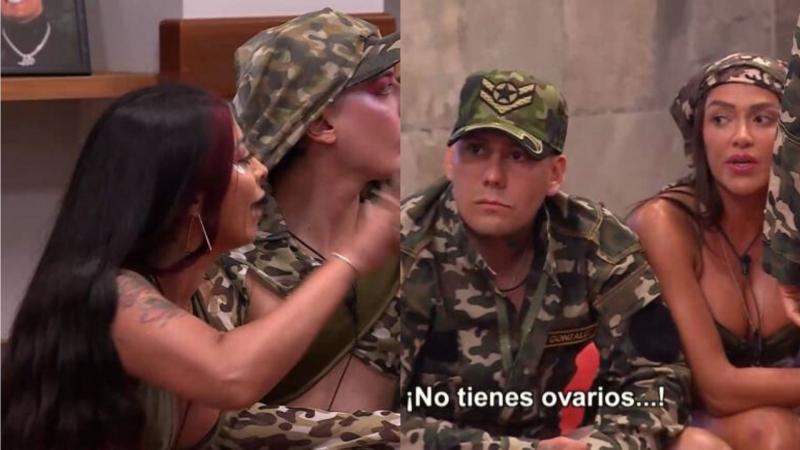 Fanny y Lorena en una de sus discusiones