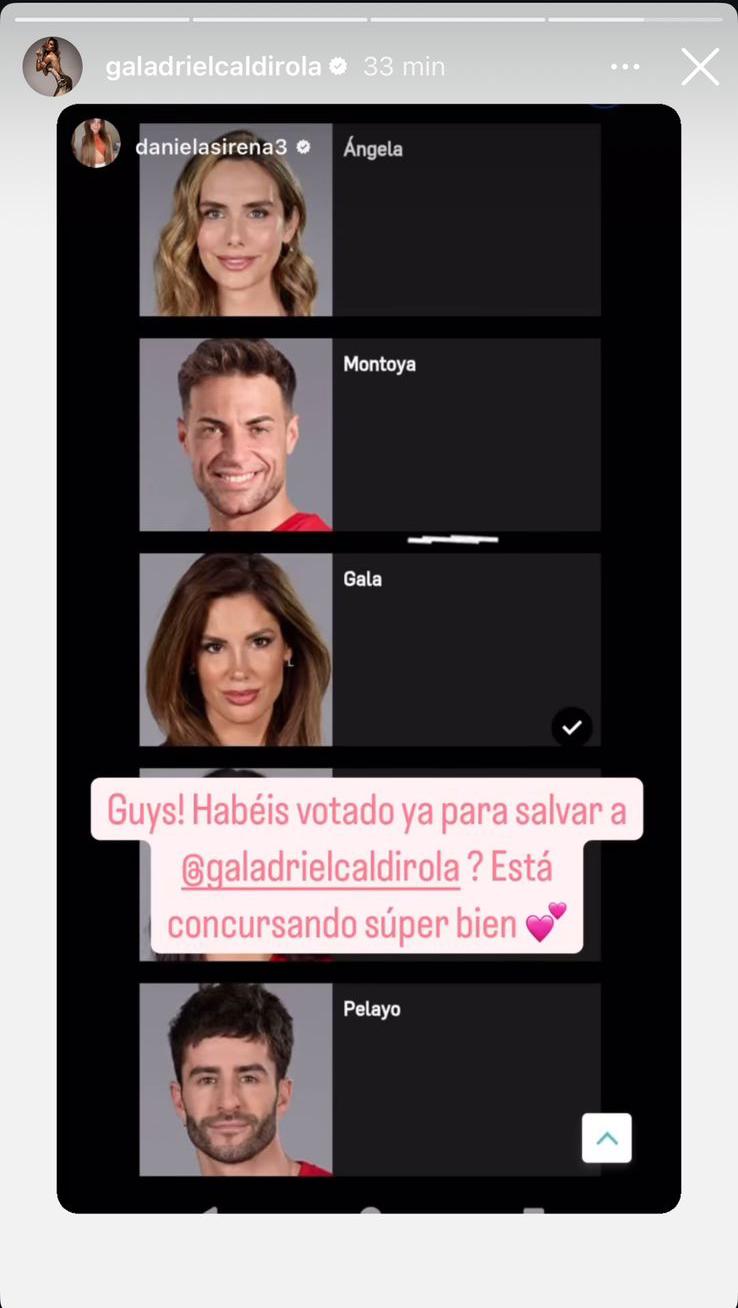 Daniela Requena y su apoyo a Gala Caldirola