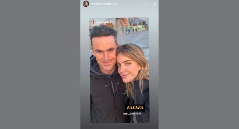 Anterior registro de Millaray Viera y Jorge Matte - Instagram