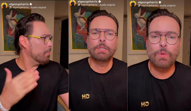 George Harris realizó live en Instagram.