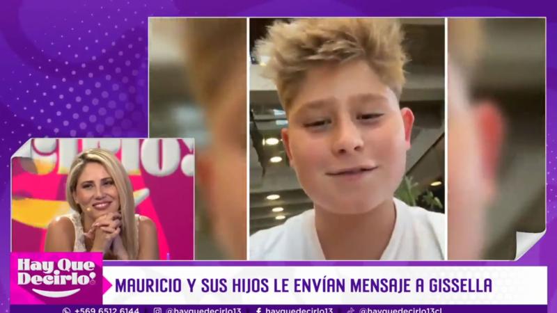 Mauricio, hijo de Gissella Gallardo y Mauricio Pinilla