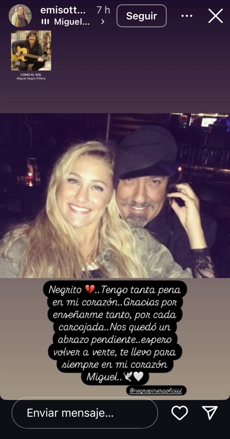Emilia Sottano y Miguel Piñera - Instagram
