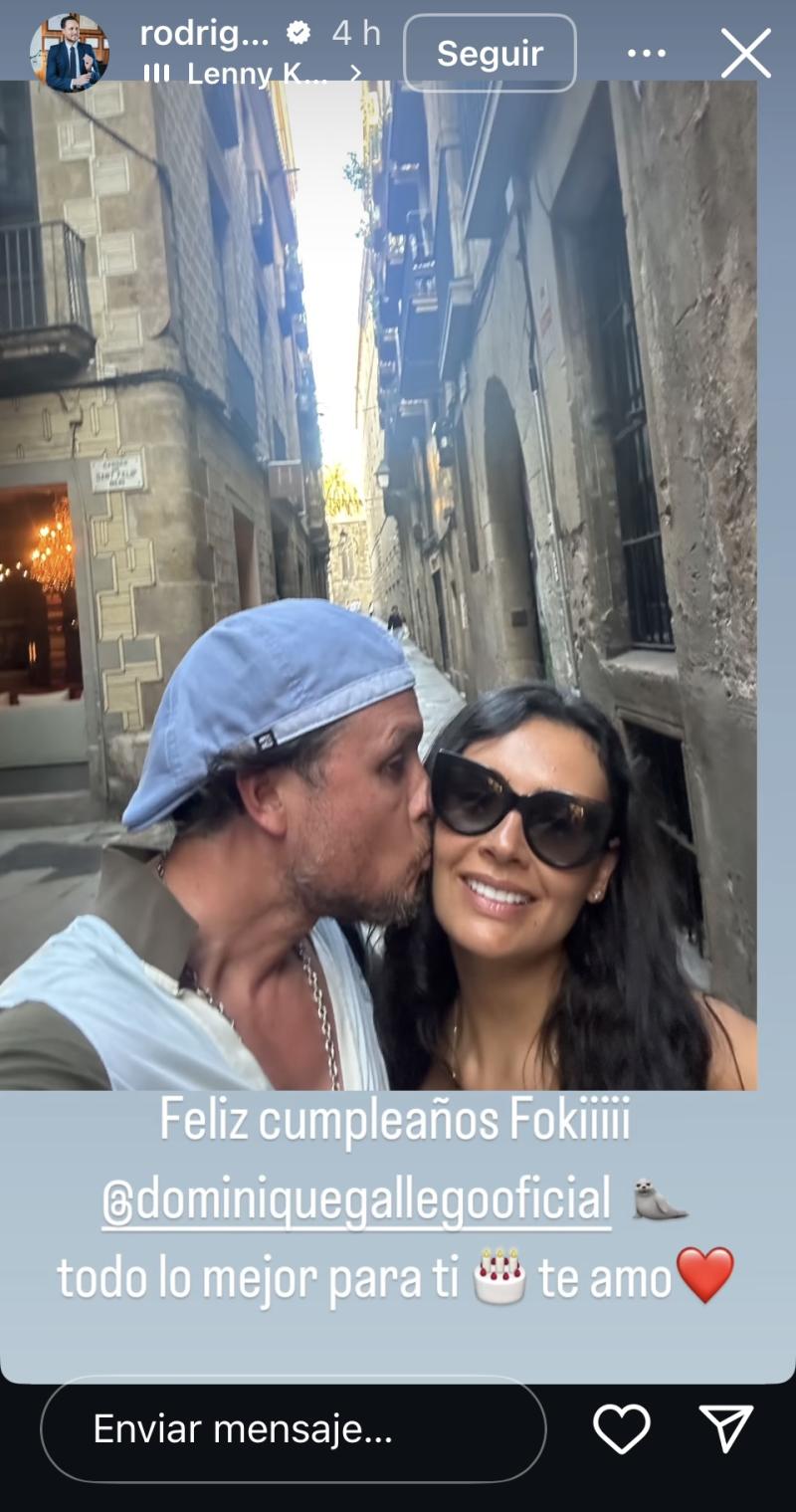 Rodrigo Wainraihgt y Dominique Gallego - Instagram