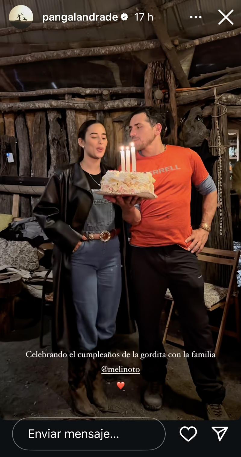 Pangal Andrade y la fiesta de cumpleaños de Melina Noto - Instagram