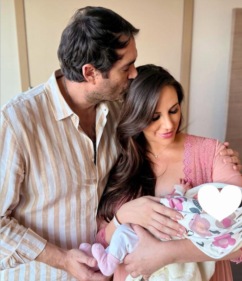 Pablo Schilling y Sofía Calcagni anunciaron el nacimiento de su hija Helena