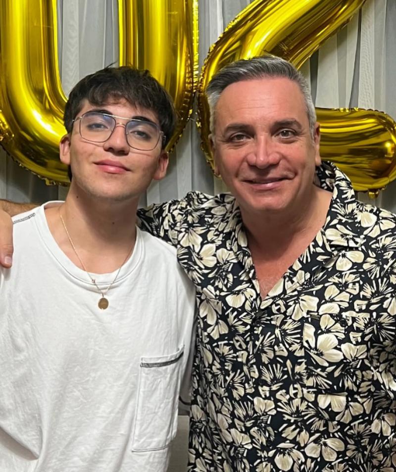 Luis Jara y su hijo Cristóbal - Instagram