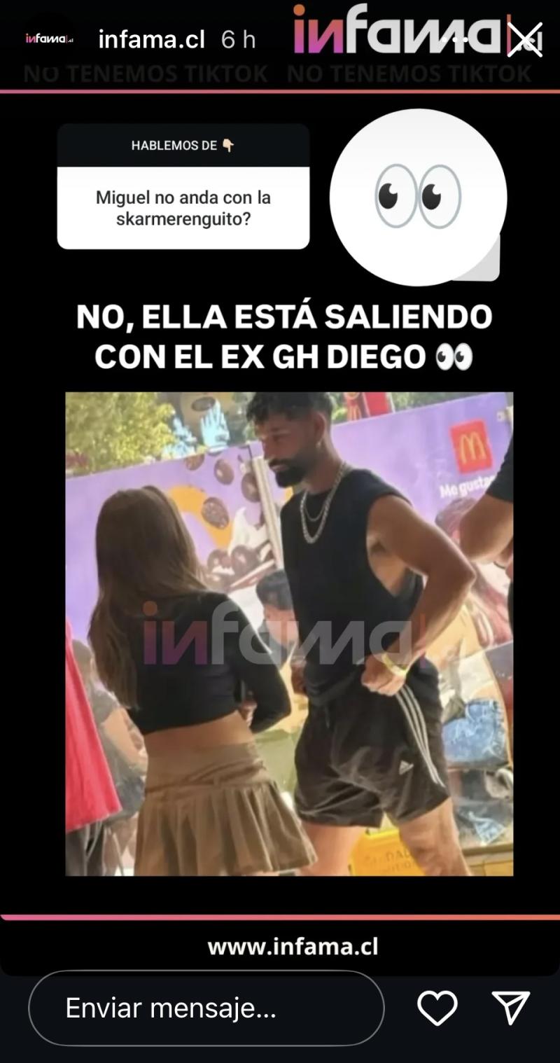 Skarleth Labra y Diego, ex participante de "Gran Hermano" 2 - Infama