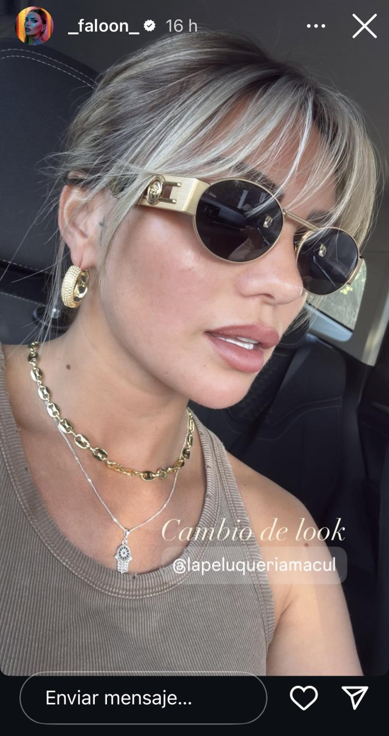 Nuevo look de Faloon Larraguibel - Instagram