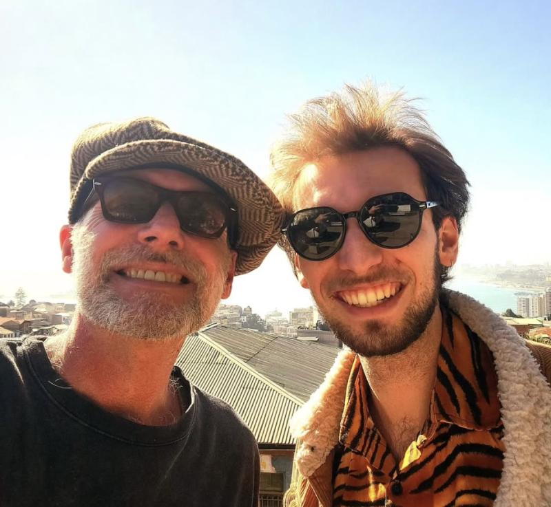 Bastián Bodenhöfer y su hija Ian - Instagram